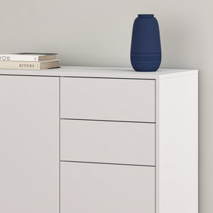 Comò Paarl con 2 Ante e 2 Cassetti 74x79x36 cm [en.casa] 