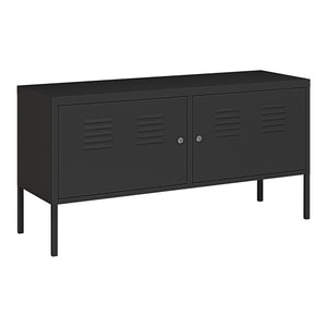 Sideboard Pyhtää 118x40x60cm Acciaio [en.casa]