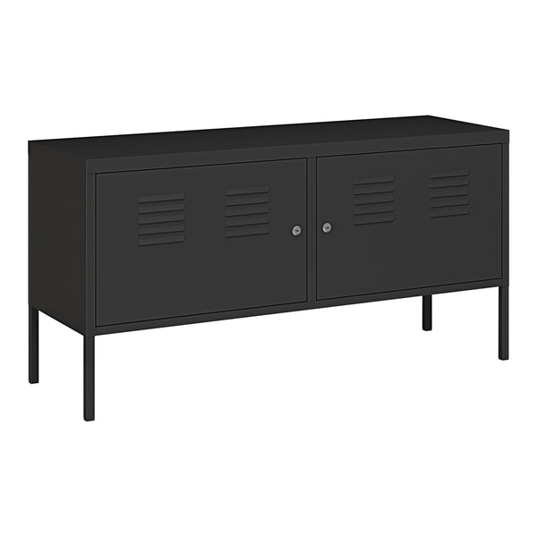 Sideboard Pyhtää 118x40x60cm Acciaio [en.casa]