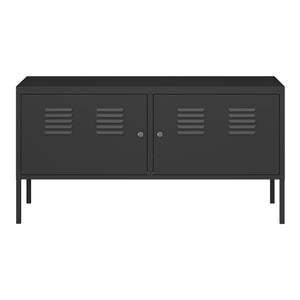 Sideboard Pyhtää 118x40x60cm Acciaio [en.casa]