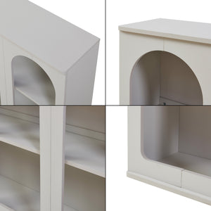 Credenza Trorhun Mobile Contenitore con Ripiano - Vari Misure e Colori [en.casa]