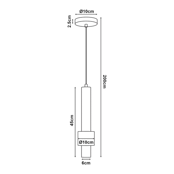 Lampada a sospensione Lulled Metallo [lux.pro]