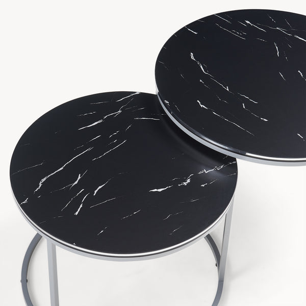 Set di tavolini da caffè Skagen in set da 2 in diversi colori [en.casa]