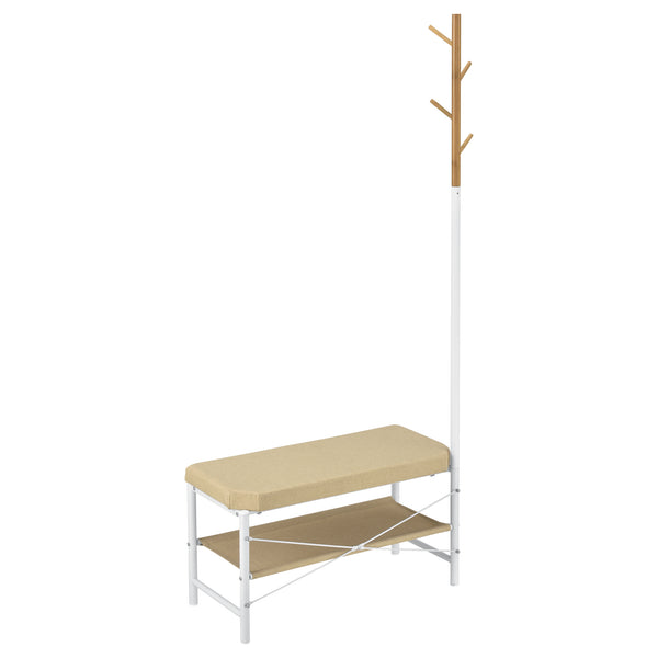 Panca con ripiano porta scarpe Rjukan Beige pro.tec