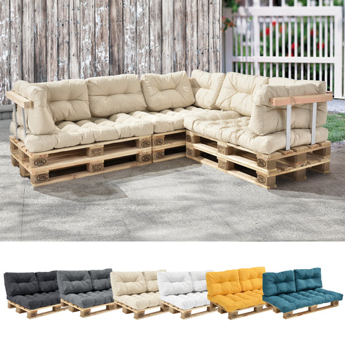 Cuscini per pallet Comfy in diversi colori en.casa - premiumXL