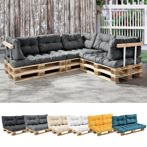 Cuscini per pallet Comfy in diversi colori en.casa - premiumXL