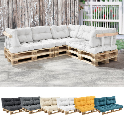 Cuscini per pallet Comfy in diversi colori en.casa - premiumXL