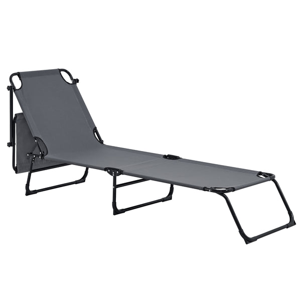 Set di 2 Lettini Prendisole Lomeda con Tettuccio Parasole e Schienale Reclinabile casa.pro
