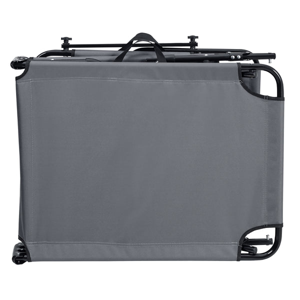 Set di 2 Lettini Prendisole Lomeda con Tettuccio Parasole e Schienale Reclinabile casa.pro