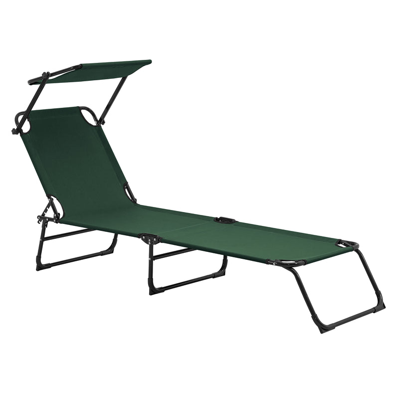 Schizzo in scala Set di 2 Lettini Prendisole Lomeda con Tettuccio Parasole e Schienale Reclinabile casa.pro