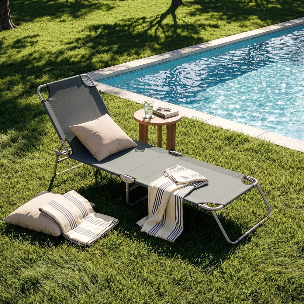 Lettino prendisole Carcao 186x55x24 cm [casa.pro] - premiumXL