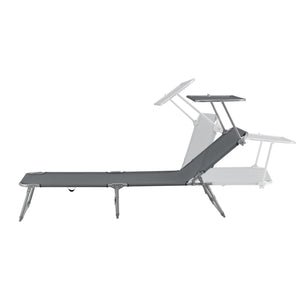 Lettino prendisole Getaria 189x57x28 cm [en.casa]