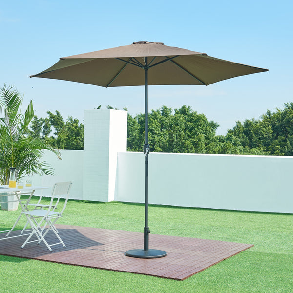 Base per ombrellone Bionaz cemento nero [casa.pro]