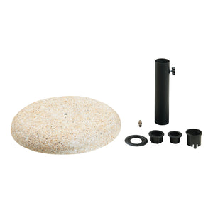 Base per ombrellone Bitritto in cemento Ø45x6 cm [casa.pro]