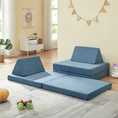 Divano Componibile per Bambini Norhulta Set Modulare Imbottito [en.casa] 