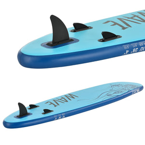 Tavola Gonfiabile da Stand Up Paddle per Adulti Fino a 100 kg Tavola da SUP 305 x 71 x 10 cm con Pagaia Regolabile in Lunghezza e Pinna Rimovibile - Vari Colori
