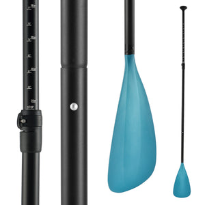 Tavola Gonfiabile da Stand Up Paddle per Adulti Fino a 100 kg Tavola da SUP 305 x 71 x 10 cm con Pagaia Regolabile in Lunghezza e Pinna Rimovibile - Vari Colori