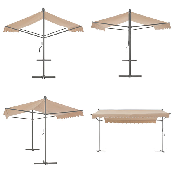Tenda da sole 'Selenizza' Autoportante con Inclinazione Regolabile - Vari Colori e Misure [pro.tec]