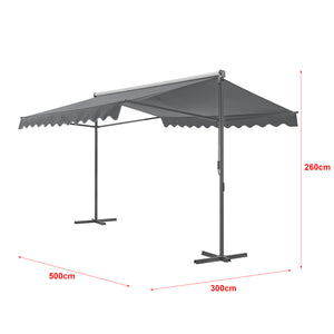 Tenda da sole 'Selenizza' Autoportante con Inclinazione Regolabile - Vari Colori e Misure [pro.tec]