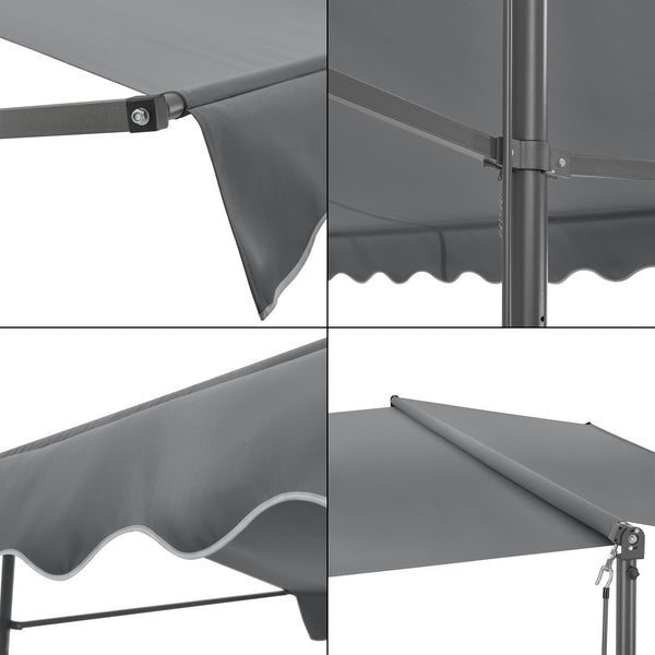 Tenda da sole 'Selenizza' Autoportante con Inclinazione Regolabile - Vari Colori e Misure [pro.tec]