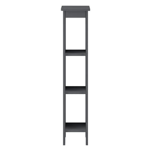 Scaffale a 3 Ripiani 80 x 17 x 17 cm Mobiletto Basso da Bagno Portaoggetti per Ingresso/Corridoio/Sala - Vari Colori