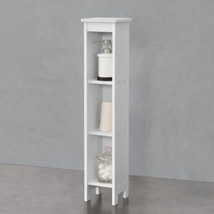 Scaffale da Terra Bräcke a 3 Scomparti Aperti 80 x 17 x 17 cm - [en.casa]
