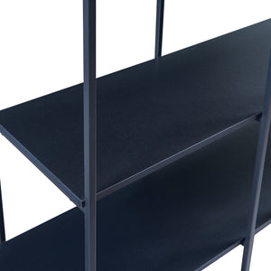 Scaffale da terra Rælingen Nero [en.casa]