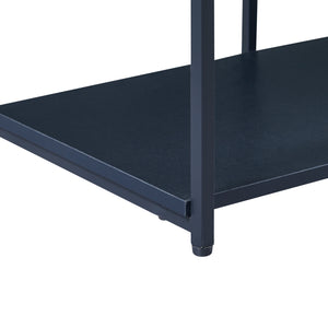 Scaffale da terra Rælingen Nero [en.casa]