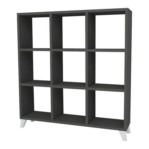 Libreria 'Svedala' Scaffale da Terra con 9 Scomparti Aperti a Forma di Cubo Mobile Espositore - Vari Colori [en.casa] 