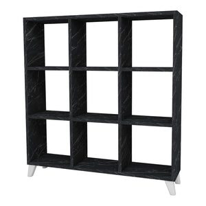 Libreria 'Svedala' Scaffale da Terra con 9 Scomparti Aperti a Forma di Cubo Mobile Espositore - Vari Colori [en.casa] 