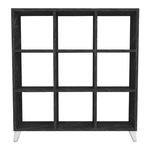 Libreria 'Svedala' Scaffale da Terra con 9 Scomparti Aperti a Forma di Cubo Mobile Espositore - Vari Colori [en.casa] 