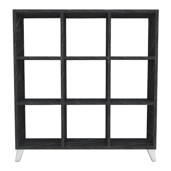 Libreria 'Svedala' Scaffale da Terra con 9 Scomparti Aperti a Forma di Cubo Mobile Espositore - Vari Colori [en.casa] 