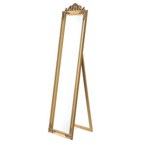 Specchio da Terra Arezzo a Figura Intera 160 x 40 cm Cornice in Eucalipto [en.casa]