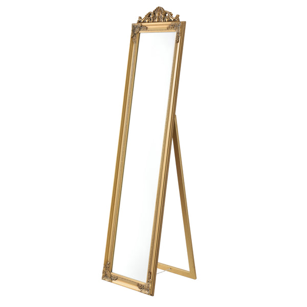 Specchio da Terra Arezzo a Figura Intera 160 x 40 cm Cornice in Eucalipto [en.casa]
