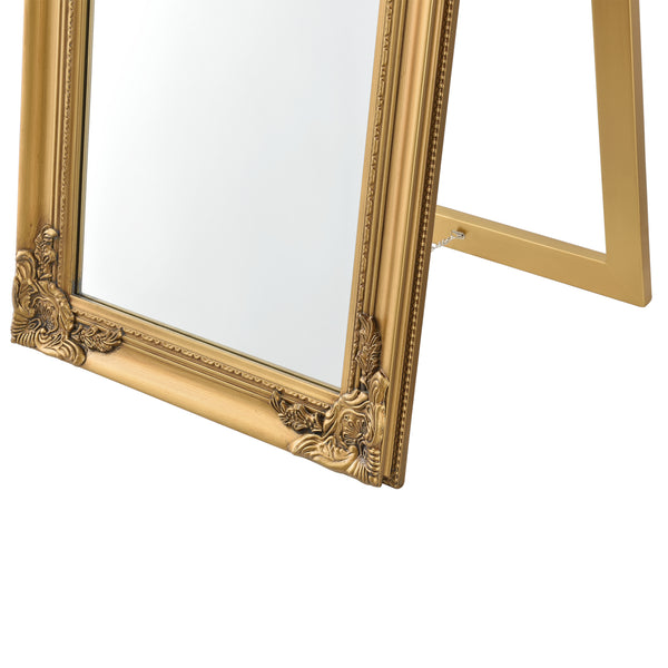 Specchio da Terra Arezzo a Figura Intera 160 x 40 cm Cornice in Eucalipto [en.casa]