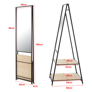 Specchio da terra Chamois in varie dimensioni [en.casa]