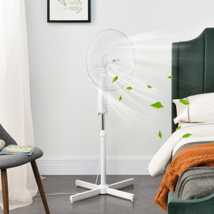 Ventilatore da terra Antrim Ø 41 cm con 3 velocità in diversi colori en.casa