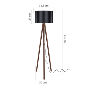 Lampada da terra Guildford E27 in diversi colori [lux.pro]