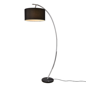 Lampada da terra Steiermark 153 cm E27 60W Nero lux.pro