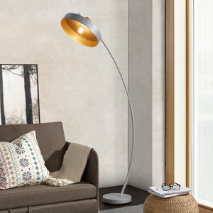 Lampada ad arco Stafford grigia [lux.pro] - premiumXL