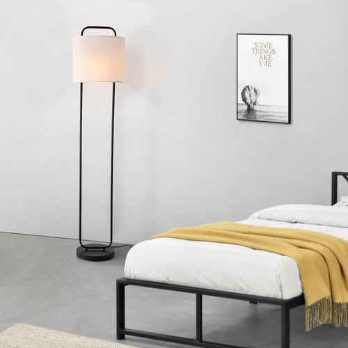 Lampada da terra Meløy Nero/Bianco [lux.pro] - premiumXL