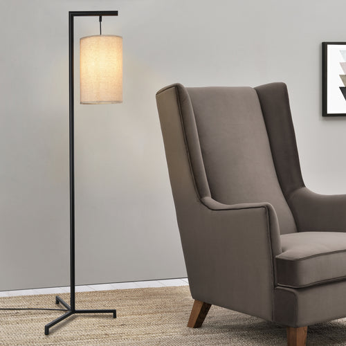 Lampada da terra Skaun 161 cm Beige [lux.pro] - premiumXL