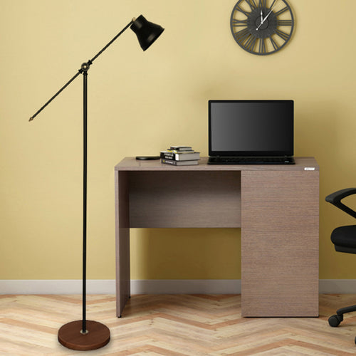 Lampada da terra Peterborough Nero [lux.pro] - premiumXL