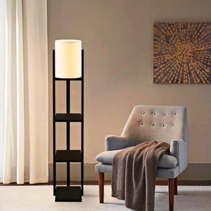Lampada da terra Rotherham Nero / Crema [lux.pro]