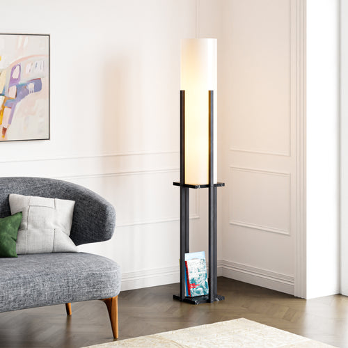 Lampada da terra Gisborne con ripiano [lux.pro] - premiumXL
