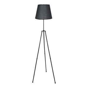 Lampada da terra Musselburgh 1 x E27 Metallo Nero [lux.pro]