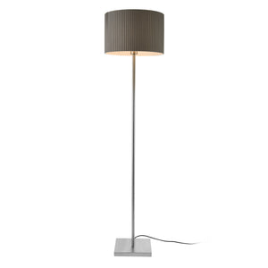 Lampada da terra Coimbra 151 cm 1xE27 metallo grigio lux.pro - premiumXL