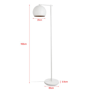 Lampada da Terra Skiptvet Paralume a Mezzo Globo - Vari Colori - lux.pro 