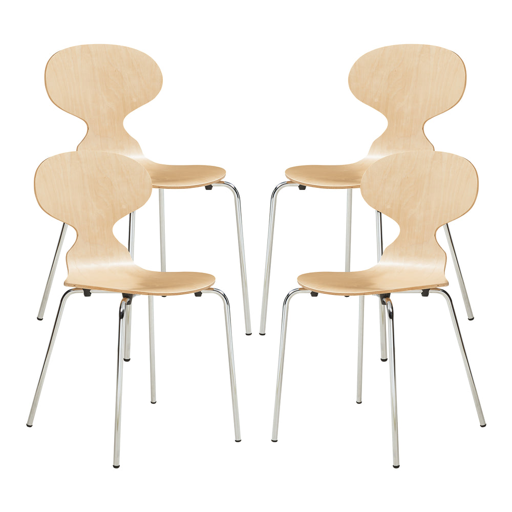 Sedia da pranzo Kil set da 4 [en.casa]