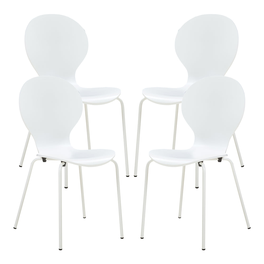 Sedia da pranzo Etne set da 4 [en.casa]